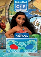 Disney Moana 3D Look and Find Activity Book! - 3D Glasses Included! - PI Kids 1503767647 Book Cover
