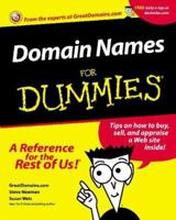 Domain Names for Dummies 0764553178 Book Cover