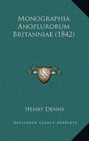 Monographia Anoplurorum Britanniae 1160197113 Book Cover