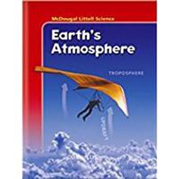 McDougal Littell Middle School Science: Student Edition Grades 6-8 Earth's Atmosphere 2005 0618334157 Book Cover