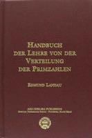 Handbuch Der Lehre Von Der Verteilung Der Primzahlen 0828400962 Book Cover
