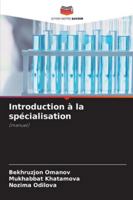 Introduction à la spécialisation (French Edition) 6206776603 Book Cover