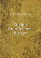 Studies from Genoese History 1241447942 Book Cover