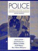 Police Administration 0070225664 Book Cover