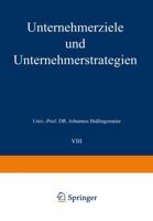 Unternehmerziele Und Unternehmerstrategien 3409322523 Book Cover