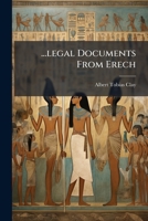 ...legal Documents From Erech 1024615790 Book Cover
