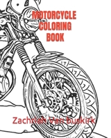 MOTORCYCLE COLORING BOOK B09YVK5GH6 Book Cover