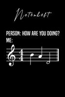 Notenheft: DIN A5 Hochglanz Notenbuch mit 11 Notenreihen auf jeder der 120 Seiten Notenbl�tter 1088528163 Book Cover