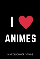 I ANIMES NOTIZBUCH FÜR OTAKUS: A5 Notizbuch TAGEBUCH | Anime Buch | zum Anime und Manga zeichnen | Fanartikel für japanische Anime Fans | Cooler Schriftzug | Otaku | Kawaii (German Edition) 1650041624 Book Cover