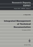 Technical Documentation (ESPRIT Research Reports: Project 2001 SPRITE) 3540558802 Book Cover