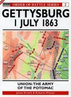 Gettysburg July 1 1863: Union: The Army of the Potomac (Order of Battle) 185532833X Book Cover