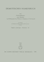 Demotisches Namenbuch: Lieferung 2 388226120X Book Cover