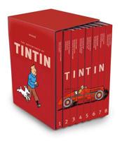 The Complete Adventures of Tintin (The Adventures of Tintin - Compact Editions) (8 Volume Set) 0316495042 Book Cover