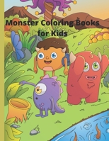 Monster Coloring Books for Kids B0CJSWNHKV Book Cover