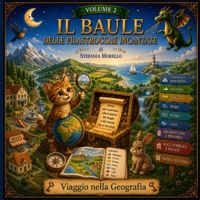 Il Baule delle Filastrocche Incantate - Volume 2 - Viaggio nella Geografia: Un percorso educativo tra filastrocche, attività e video animati (Italian Edition) B0HB5QTWYG Book Cover