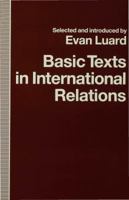 Basic Texts in International Relations: The Evolution of Ideas About International Society 0312065116 Book Cover