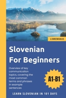 Slovenian For Beginners: Learn Slovenian in 101 Days B0CTSZ4TPL Book Cover