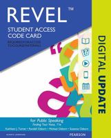 Revel for Public Speaking: Finding Your Voice -- Access Card 0134381254 Book Cover