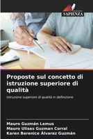 Proposte sul concetto di istruzione superiore di qualità 6206865150 Book Cover