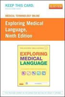 Medical Terminology Online for Exploring Medical Language (Access Code) 0323077102 Book Cover