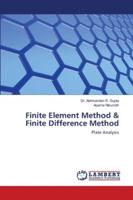 Finite Element Method & Finite Difference Method: Plate Analysis 6202666080 Book Cover