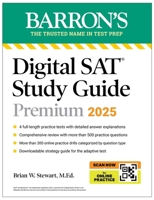 SAT Premium Study Guide 2025: 5 Practice Tests + Comprehensive Review + Online Practice 1506292488 Book Cover