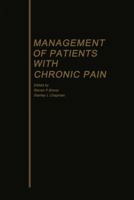 Management of Patients With Chronic Pain 9401163138 Book Cover