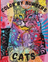 Cats Color by Numbers: Start painting with numbers. Coloring drawings with many cute images and perfect for all cat lovers! Coloring with numbers for adults and teens is the new coloring trend! 1801720495 Book Cover