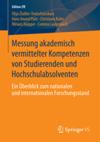 Messung Akademisch Vermittelter Kompetenzen Von Studierenden Und Hochschulabsolventen: Ein Uberblick Zum Nationalen Und Internationalen Forschungsstand 3658108290 Book Cover