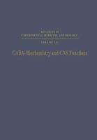 Gaba Biochemistry and CNS Functions 1489952012 Book Cover