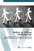 Online- vs. Offline-Campaigning? 3639874587 Book Cover