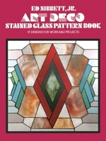 Art Deco Stained Glass Pattern Book (Picture Archives) 0486235505 Book Cover