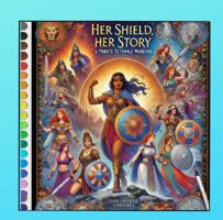 Her Shield, Her Story: A Tribute to Female Warriors, Adult Coloring Book 1965772889 Book Cover
