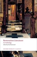 Restoration Literature: An Anthology (Oxford World's Classics) 0199555192 Book Cover