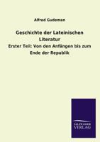 Geschichte Der Lateinischen Literatur 3846042234 Book Cover