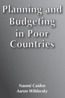 Planning and Budgeting in Poor Countries 0471129259 Book Cover