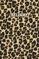 Bellamy: Personalized Notebook - Leopard Print Notebook (Animal Pattern). Blank College Ruled (Lined) Journal for Notes, Journaling, Diary Writing. Wildlife Theme Design with Your Name 1699039771 Book Cover