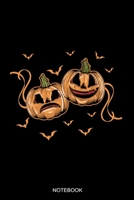 Notebook: Blank Lined Journal 6x9 - Theatre Masks Notebook IHalloween Pumpkins Theater Musical Broadway Gift For Actors And Stage Manager 1696280567 Book Cover
