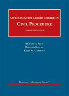 Materials for a Basic Course in Civil Procedure 1684678099 Book Cover