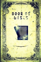 Book Of Lists: Cool Vintage Style Book Filled With Over 130 Blank Numbered Lists 1704633575 Book Cover