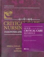 Critical Care Nursing: Diagnosis & Management (with Quick Critical Care Reference) 0815136927 Book Cover