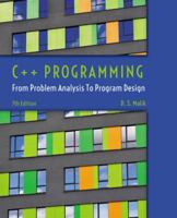 C++ Programming: From Problem Analysis to Program Design 0619062134 Book Cover