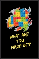 what are you made of: A Cute Notebook for Kids (as a gift 1676499121 Book Cover