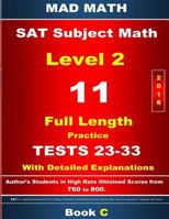 2018 SAT Math Level 2 Book C Tests 23-33 1979298394 Book Cover