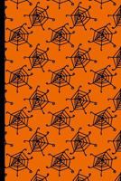 Halloween Spider Webs Pattern: College Ruled Notebook 1723737305 Book Cover