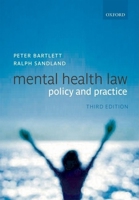 Mental Health Law: Policy and Practice 0199661502 Book Cover