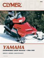 Yamaha Snowmobile Manual, 1984-1989 (Clymer Snowmobile Repair Series) 0892875038 Book Cover