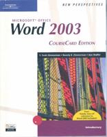 New Perspectives on Microsoft Office Word 2003, Introductory, CourseCard Edition 1418839108 Book Cover