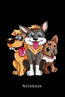 Notebook: 3 Gl�ckliche Hunde Welpen 1077731647 Book Cover