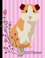2020 Planner: Guinea Pig Pink 2020 Monthly Planner Organizer Undated Calendar And ToDo List Tracker Notebook 170813316X Book Cover